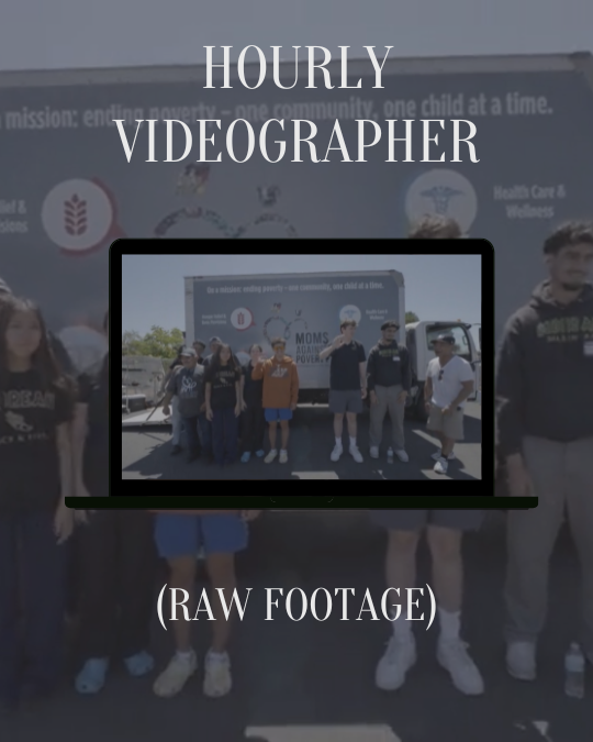 Hourly Videographer (Raw Footage)